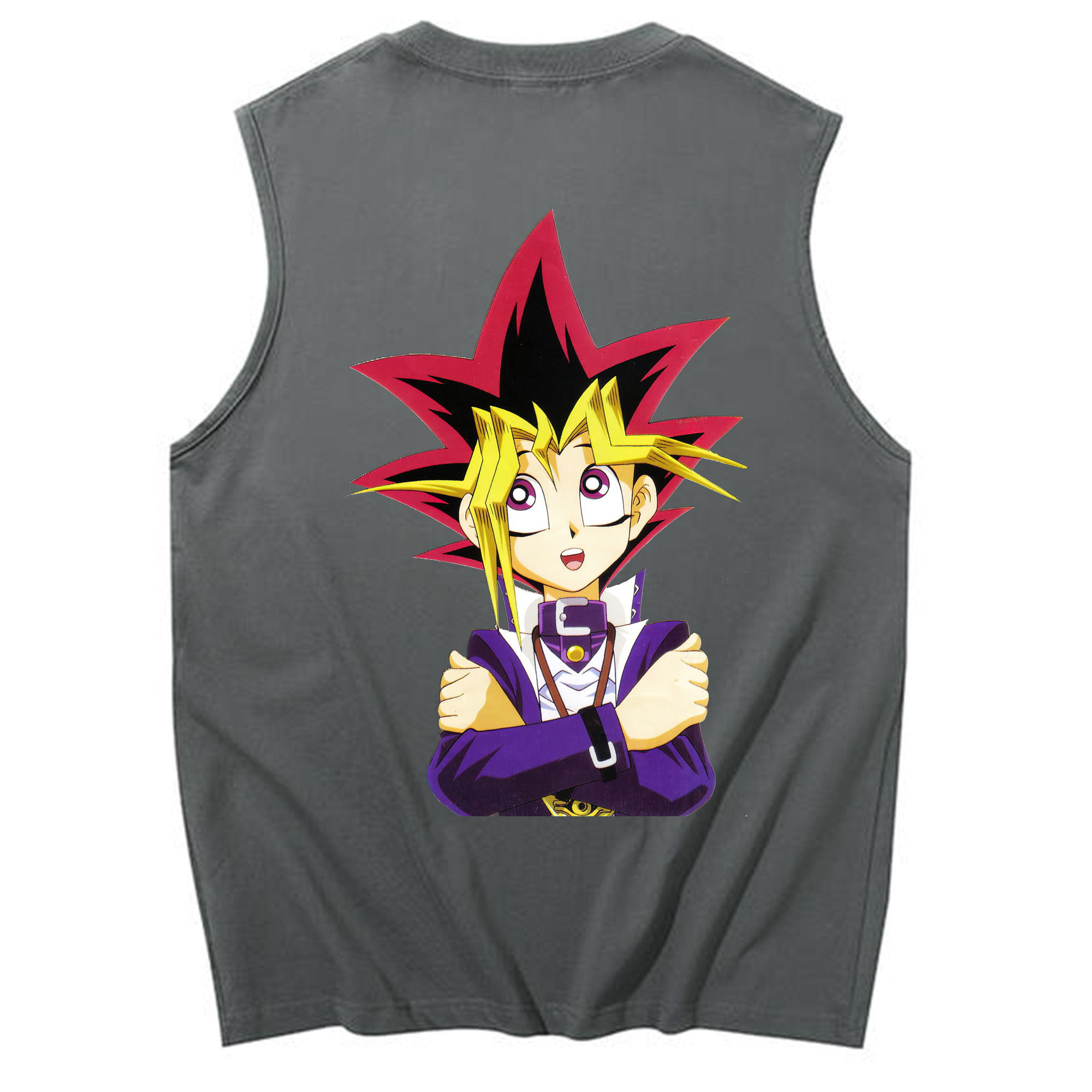 （画像用） 遊☆戯☆王 Yu-Gi-Oh! コットン100％タンクトップ（背面プリント）
